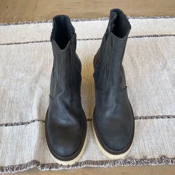 Free People James Black Chelsea Boot EU 37 US 6.5 - Picture 2 of 10